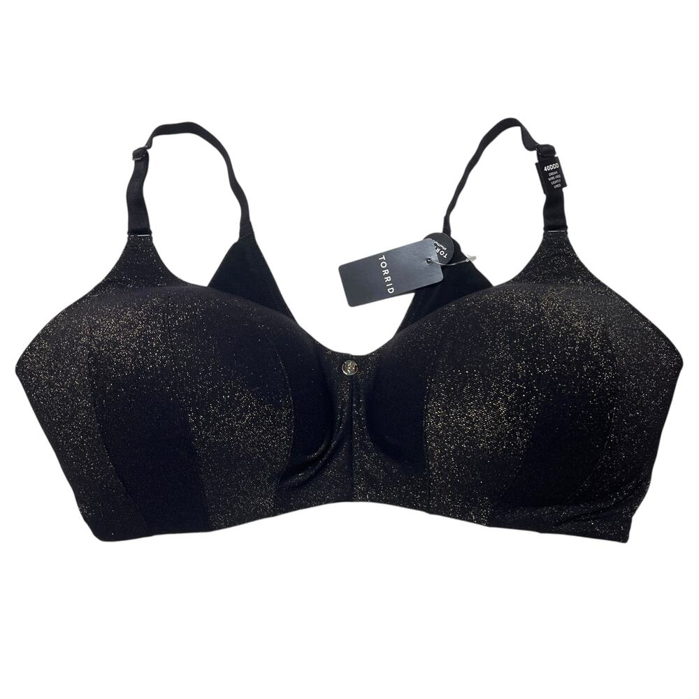 TORRID Everyday Wire Free Lightly Lined Shine Bra with 360° Back Smoothing 40DDD